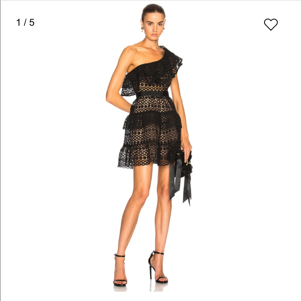 Self Portrait Floral Chain Mini Dress-Never Worn